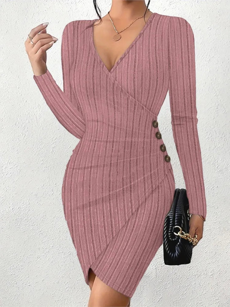 Elegant Slim Office Dress