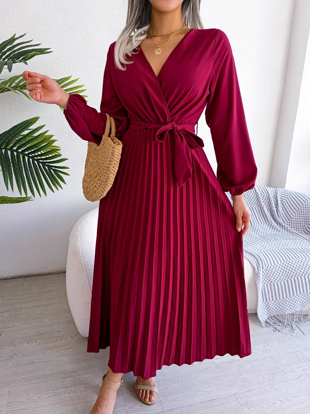 Elegant Long Sleeve  Dress