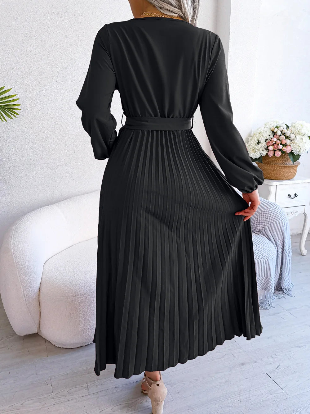 Elegant Long Sleeve  Dress