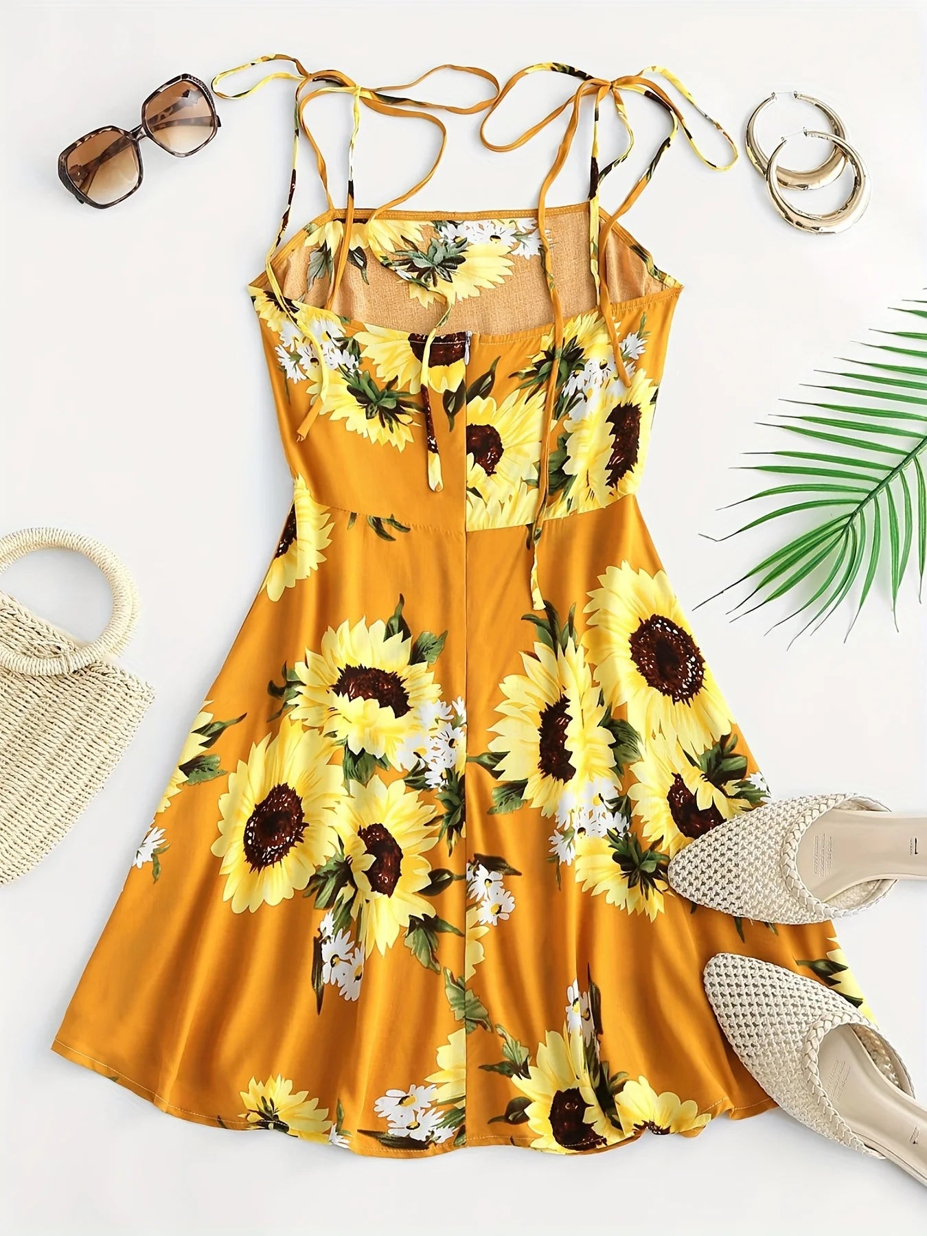 sleeveless flower print