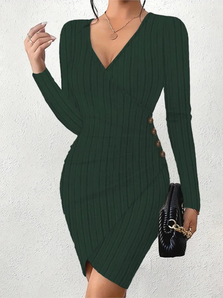 Elegant Slim Office Dress